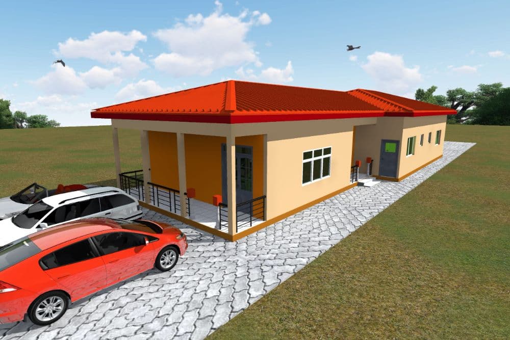 Rendu architectural d'un projet Aico
