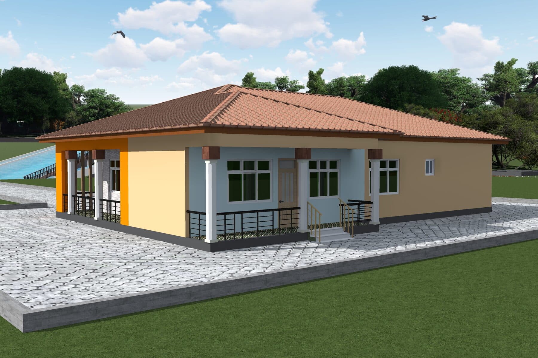 Villa de plain-pied