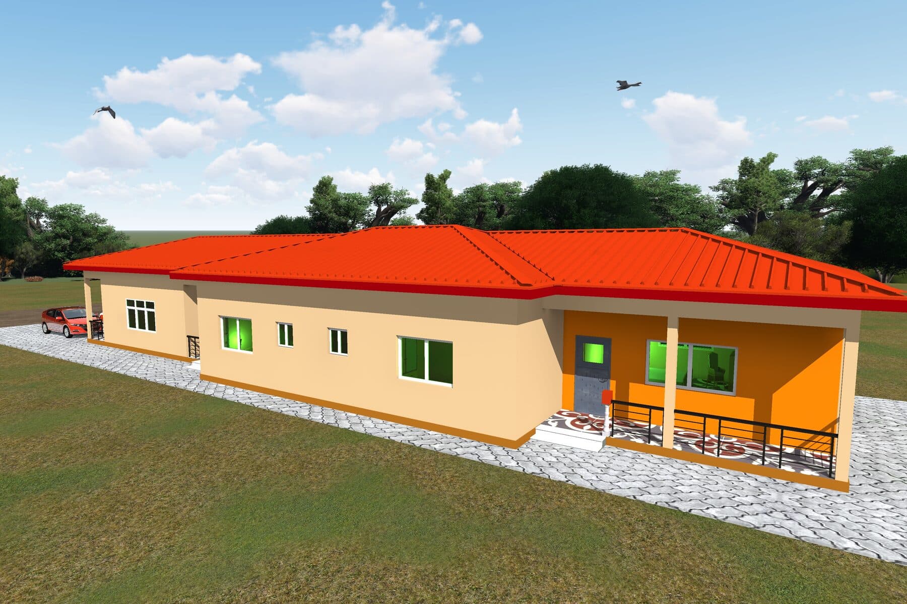 Villa de plain-pied